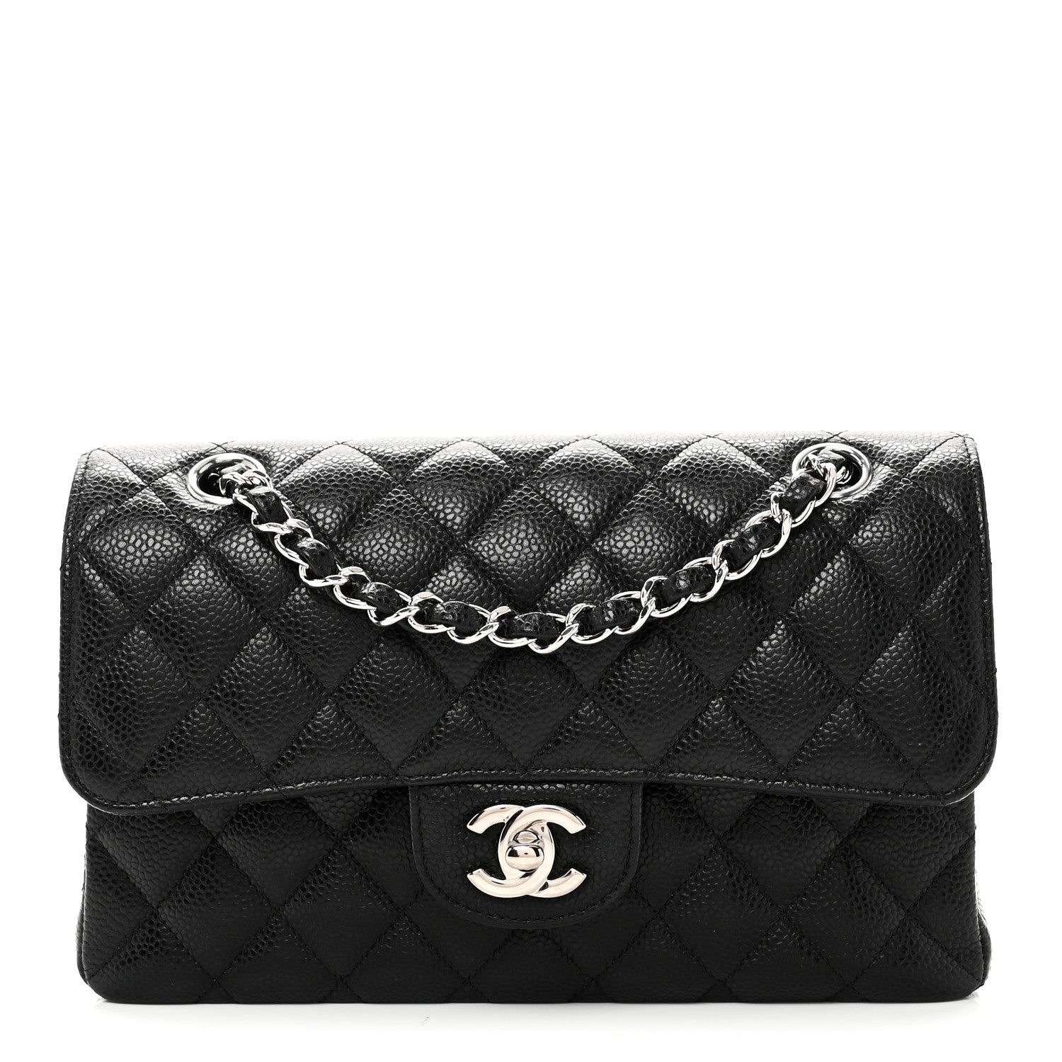Chanel Caviar Quilted Small Double Flap Black 1 of 10