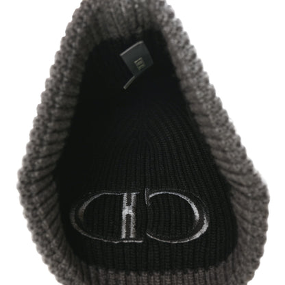 Christian Dior Knit Hat M Grey Black 4 of 5