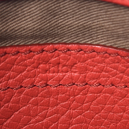 Chloe Calfskin Mini Marcie Round Crossbody Bag Red 7 of 9