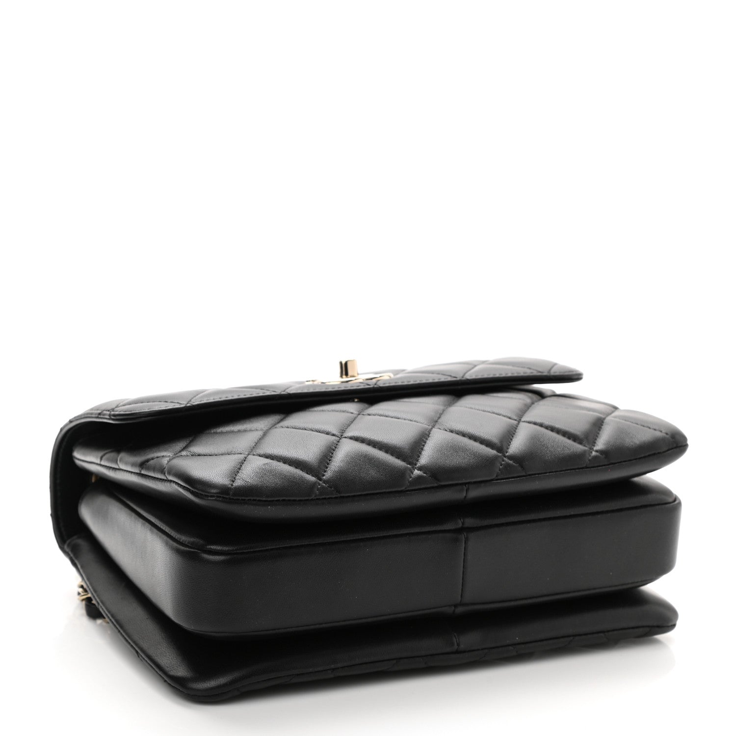 Chanel Lambskin Quilted Small Trendy CC Dual Handle Flap Bag Black 5 of 12