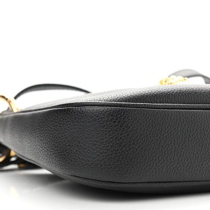 Versace Calfskin La Medusa Small Hobo Crossbody Black 8 of 9