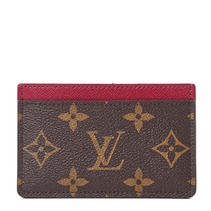 Louis Vuitton Monogram Card Holder Fuchsia 1 of 6