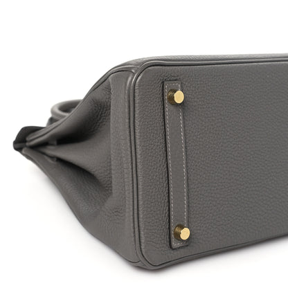 Hermes Togo Birkin 30 Gris Meyer 9 of 10