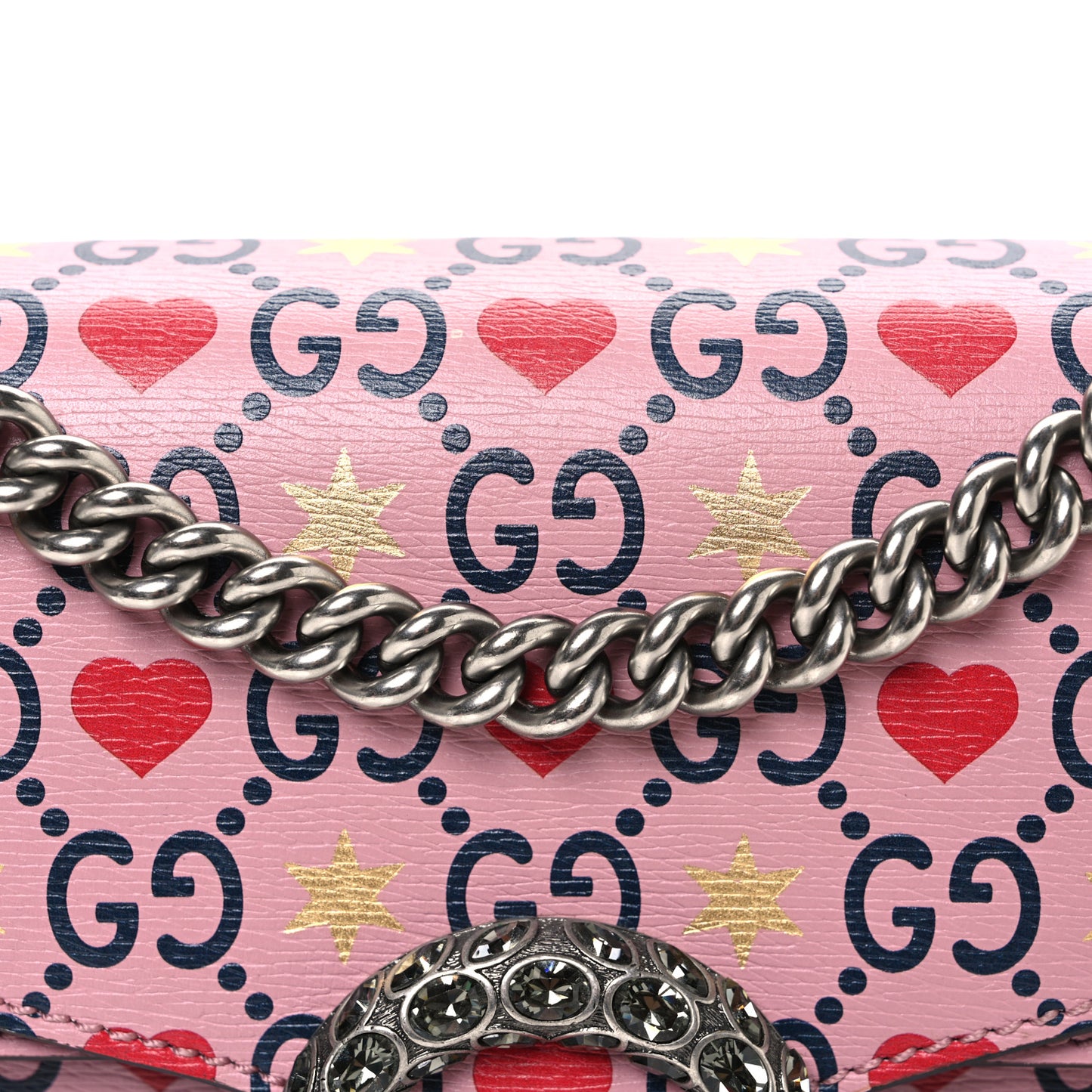 Calfskin Valentine's Day Exclusive Small Dionysus Bag Pink