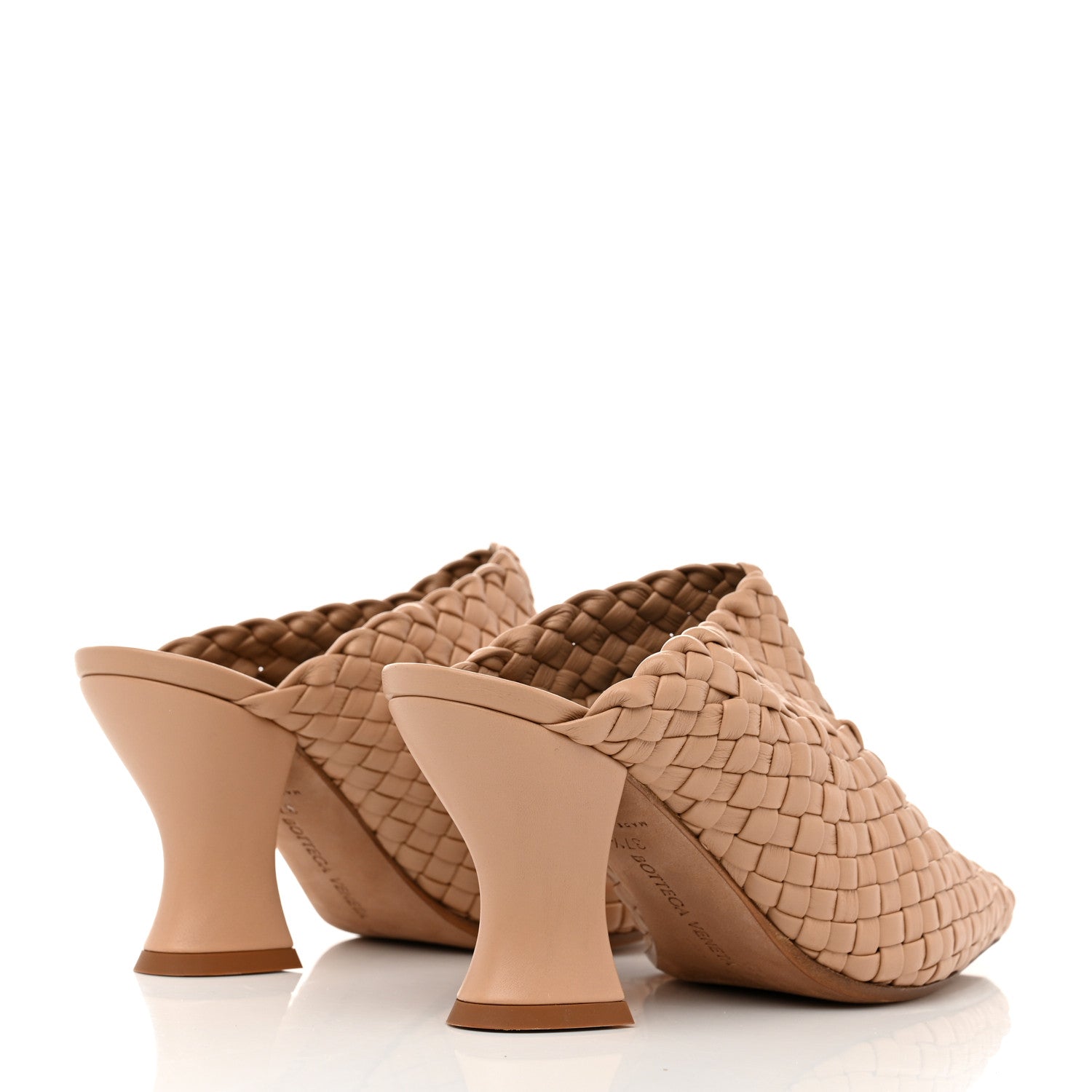Bottega Veneta Nappa Intrecciato Almond Mules 37.5 Beige 4 of 7