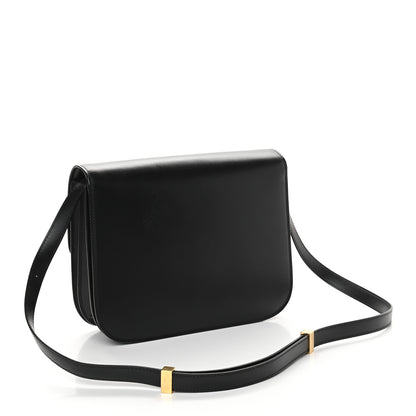 Celine Box Calfskin Medium Classic Box Flap Bag Black 3 of 9