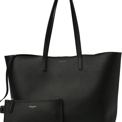 Saint Laurent Calfskin Large Shopping Tote Black 8 of 23