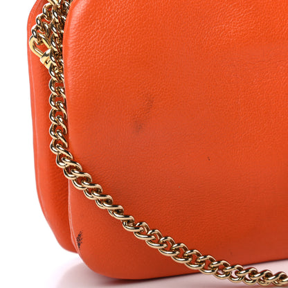 Dolce & Gabbana Vitello Frame Chain Wallet Orange 10 of 10