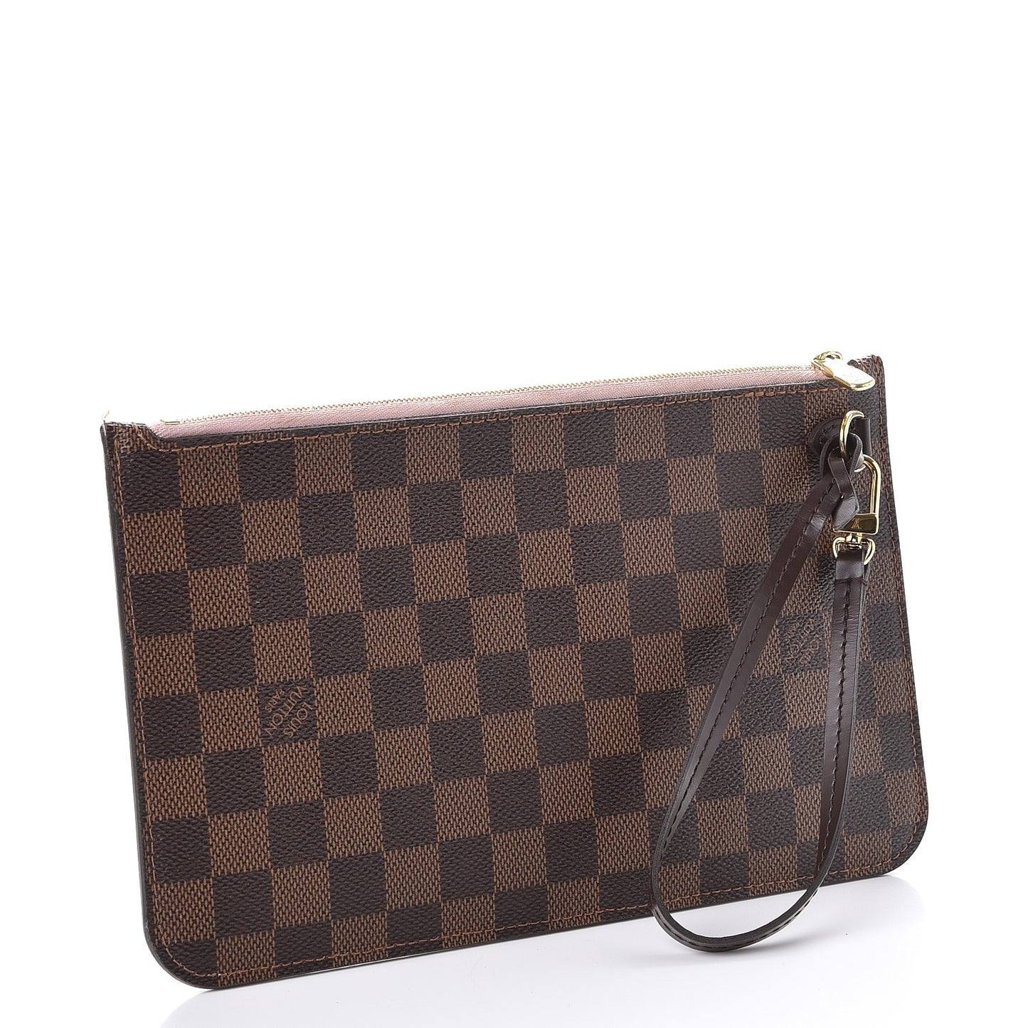 Damier Ebene Neverfull MM GM Pochette Rose Ballerine