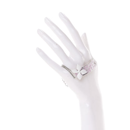 Christian Dior Metal Diorissimo Girly Charm Bracelet Pink 2 of 4