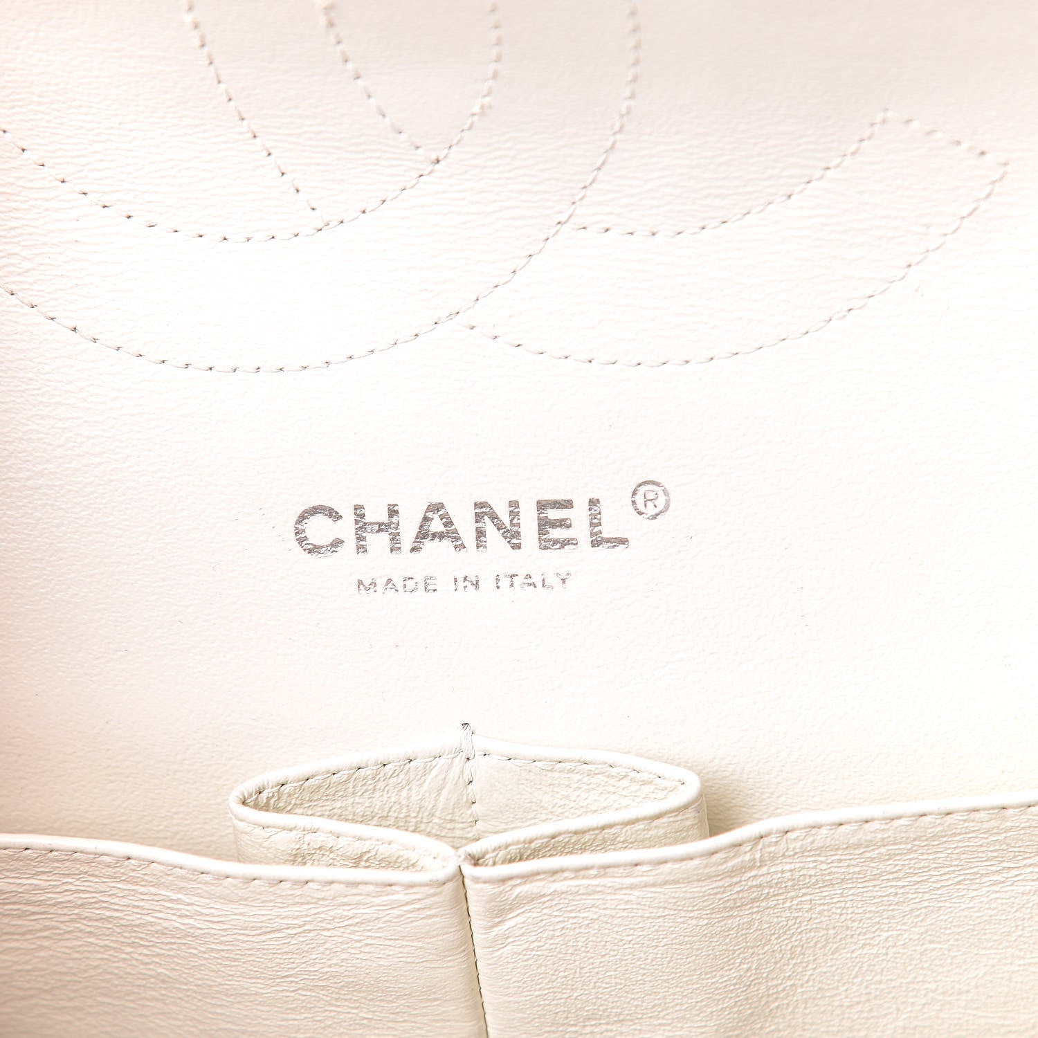 Chanel Caviar Quilted Jumbo Double Flap White 6 of 22