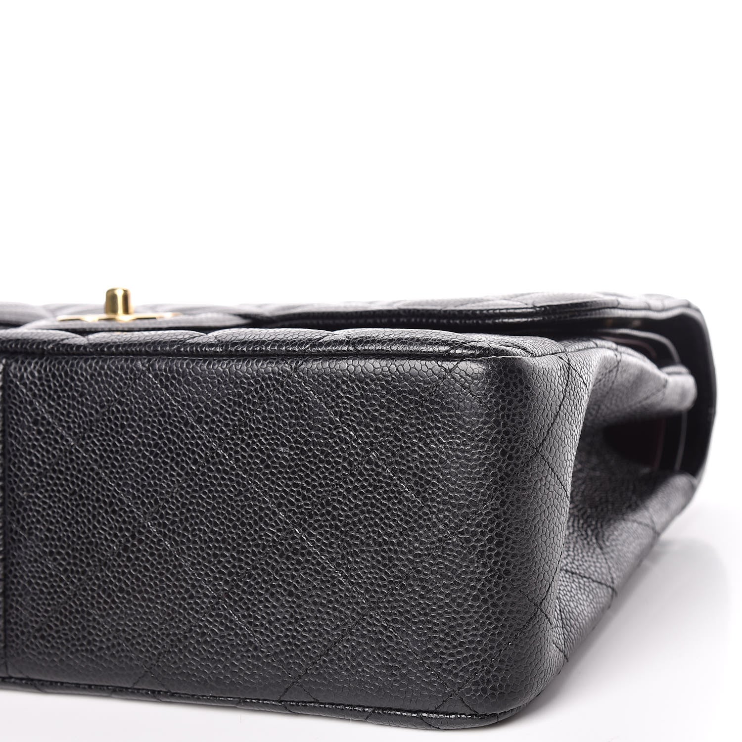 Chanel Caviar Quilted Jumbo Double Flap Black 7 of 19