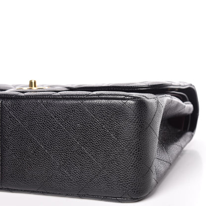 Chanel Caviar Quilted Jumbo Double Flap Black 7 of 19