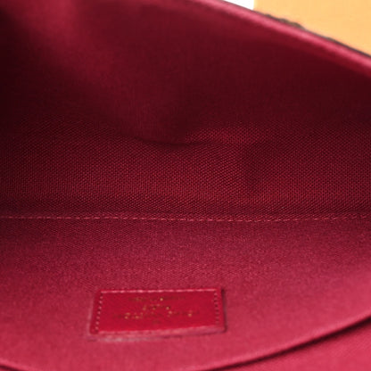 Louis Vuitton Monogram Pochette Felicie Chain Wallet Fuchsia 5 of 13