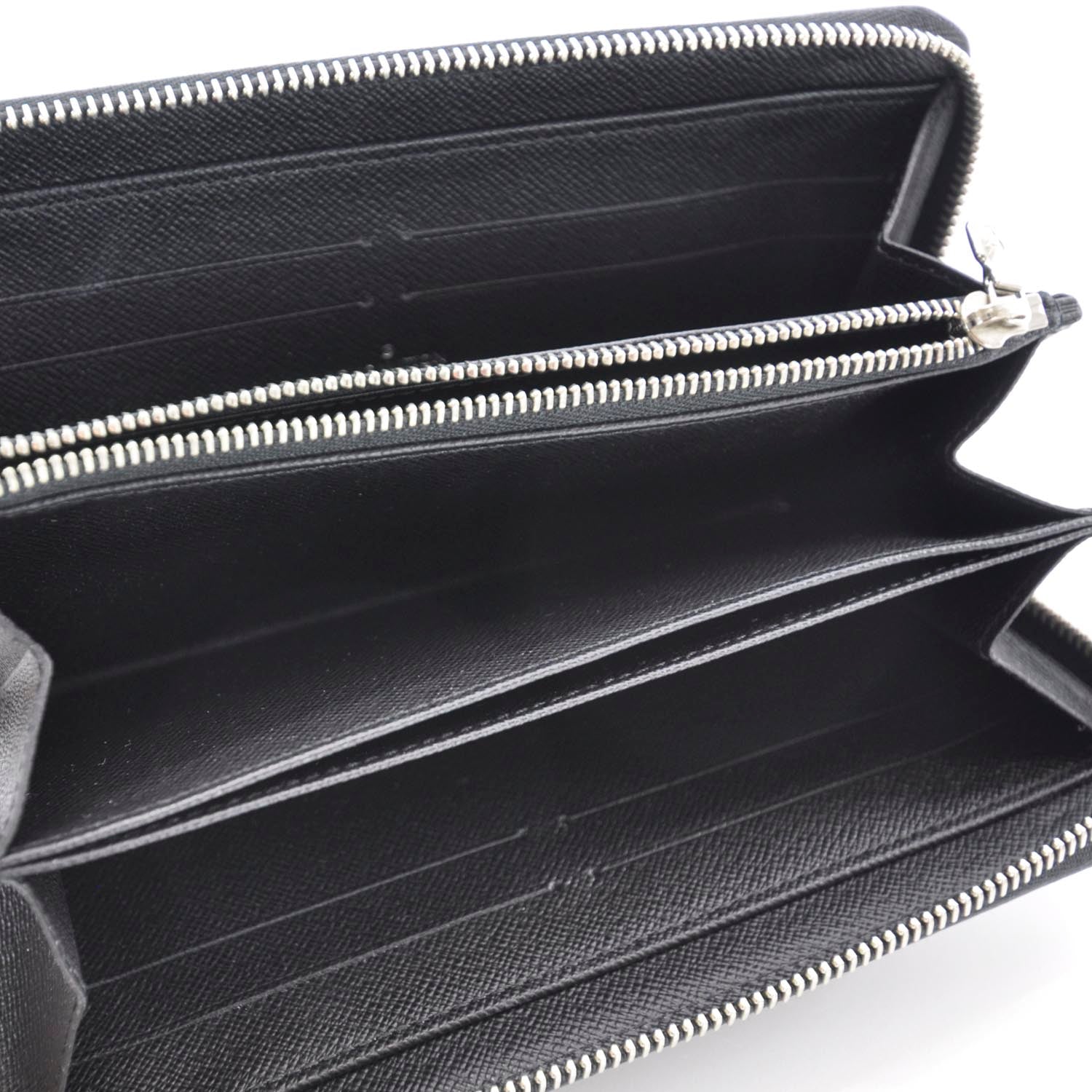 Louis Vuitton Epi Leather Zippy Wallet Black 6 of 8