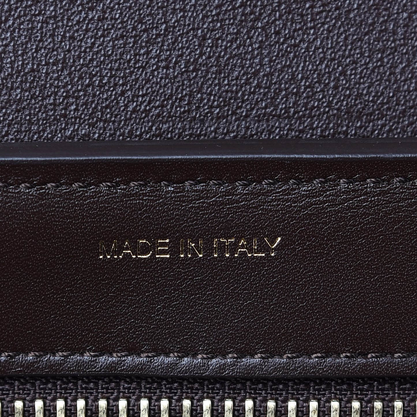 Satin Baby Grained Calfskin Tri-Color Trapeze Tan