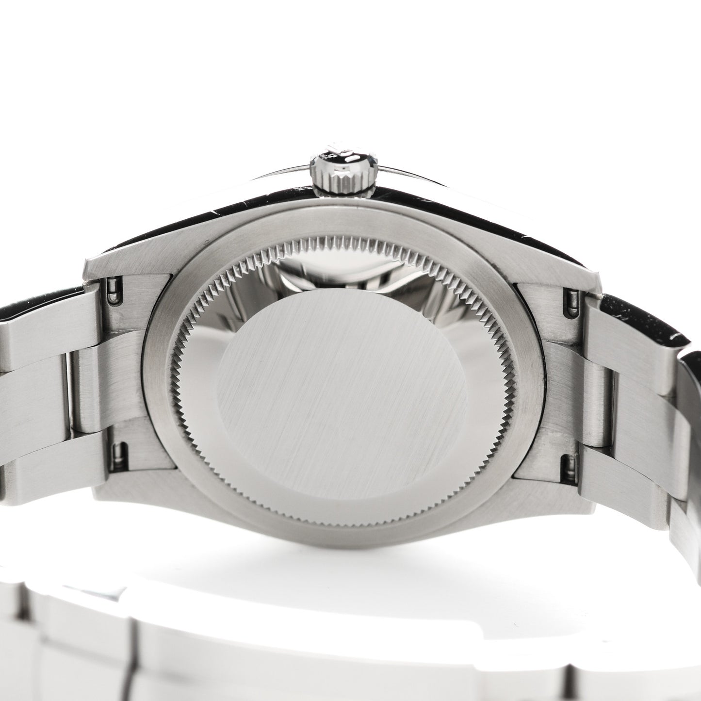 Stainless Steel 34mm Oyster Perpetual Watch Pink 124200