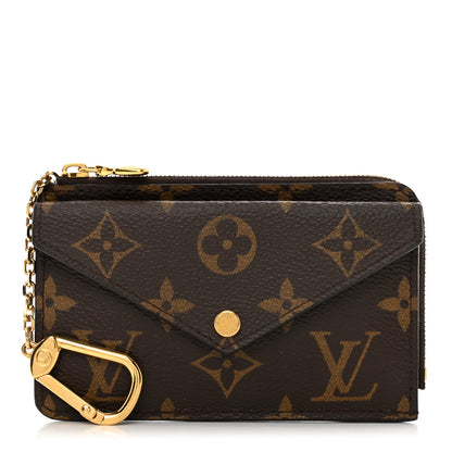 Louis Vuitton Monogram Recto Verso Card Holder Black 1 of 7