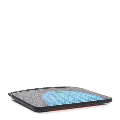 Louis Vuitton LV X YK Monogram Eclipse Reverse Pumpkin Card Holder 4 of 9