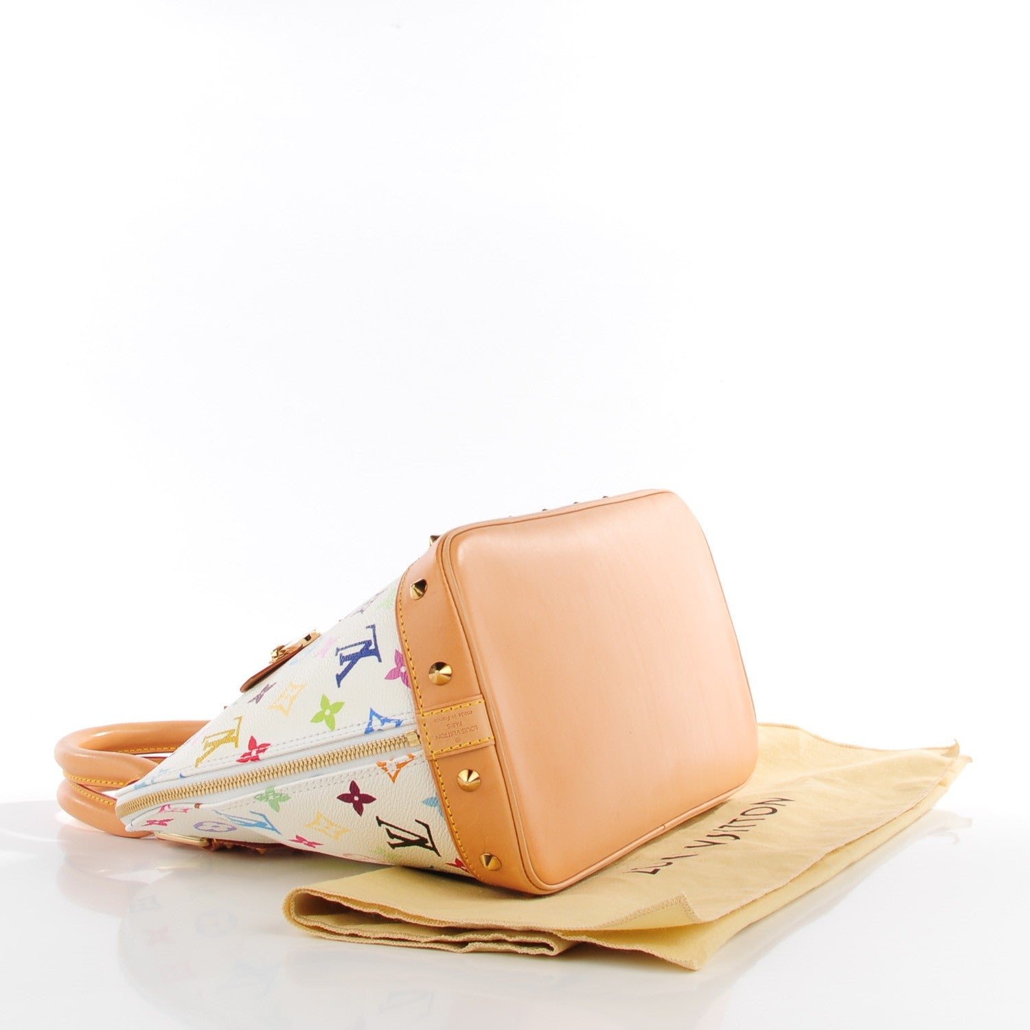 Louis Vuitton Monogram Multicolor Alma White 4 of 7