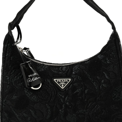 Prada Mini Re-Edition Brocade Lurex Bag Cipria 8 of 11