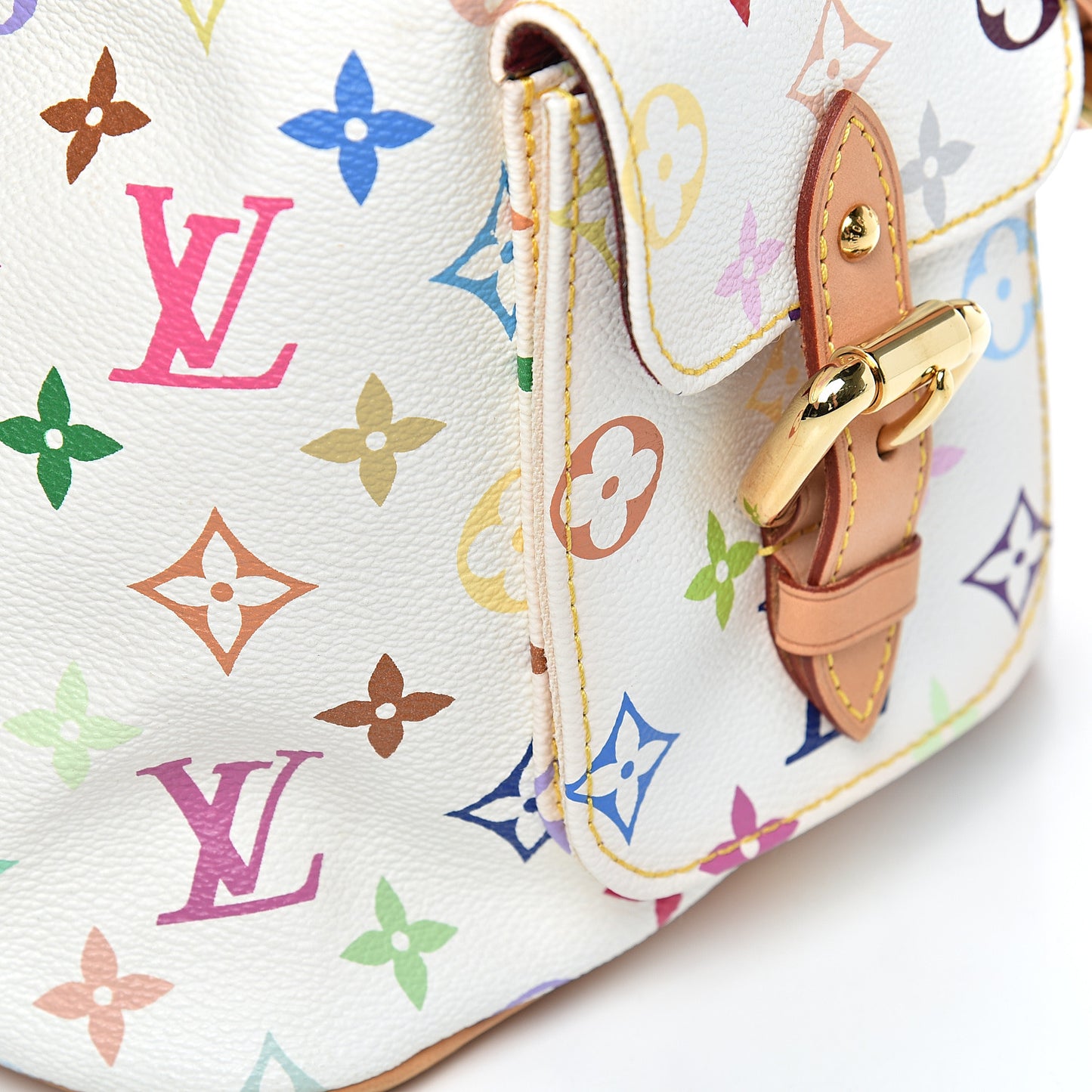 Monogram Multicolor Petit Noe White
