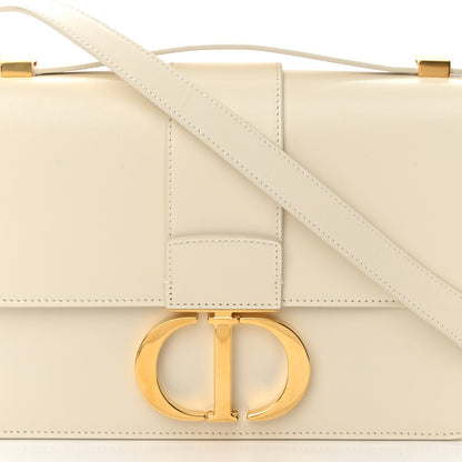 Christian Dior Box Calfskin 30 Montaigne Flap Bag Latte 8 of 16