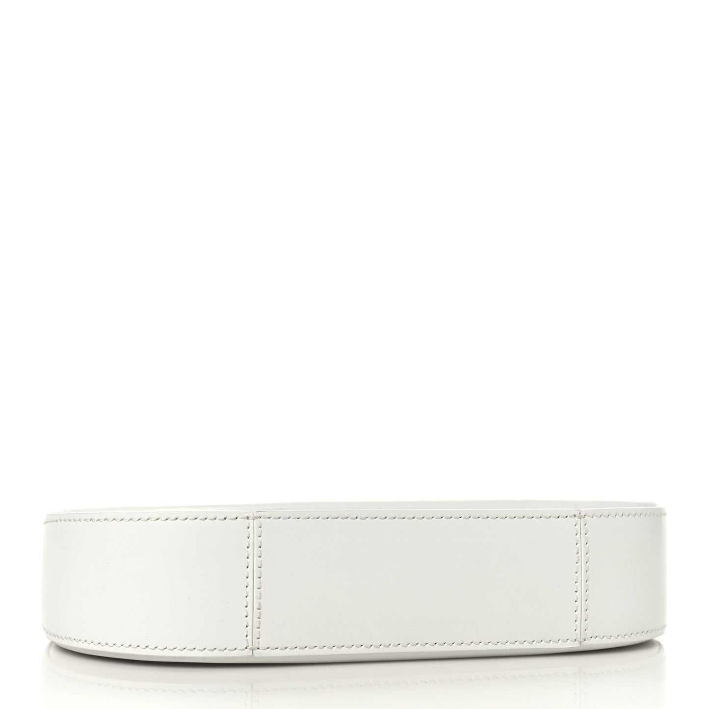 Calfskin Small Greca Goddess Hobo White