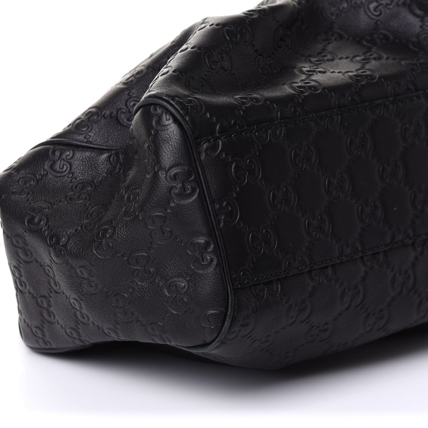 Guccissima Medium Sukey Tote Black