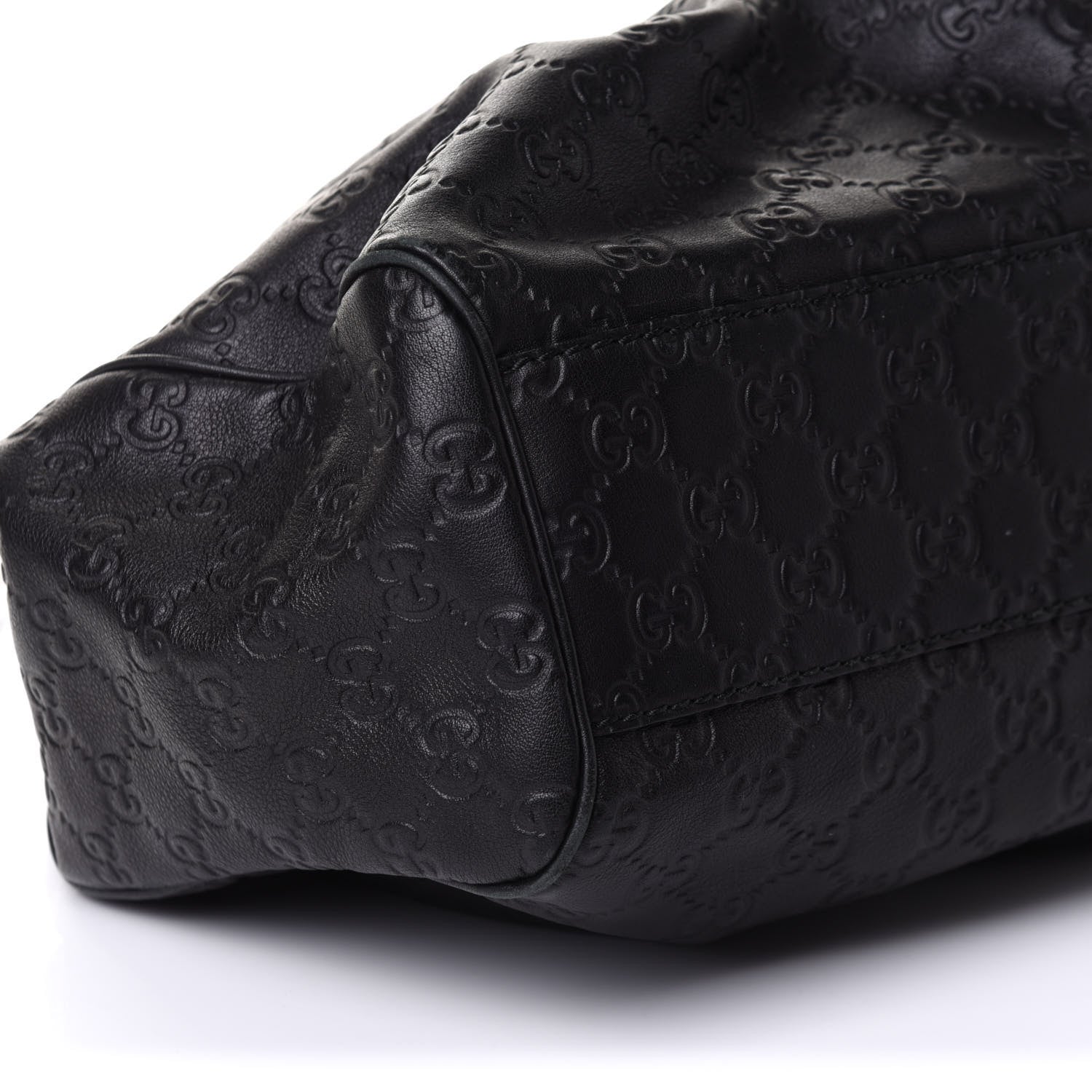 Gucci Guccissima Medium Sukey Tote Black 10 of 11