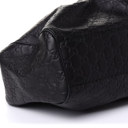 Gucci Guccissima Medium Sukey Tote Black 10 of 11