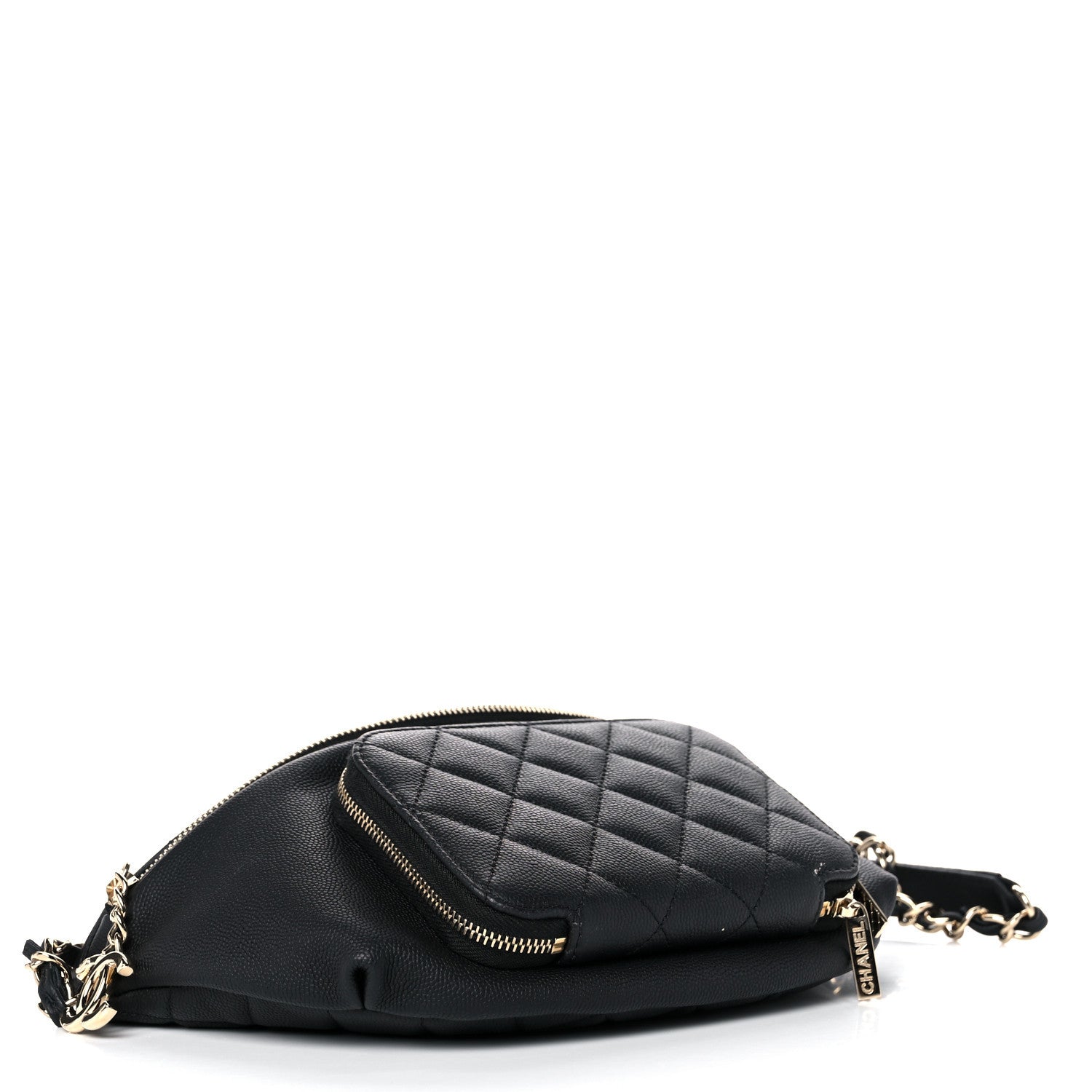 Chanel Caviar Quilted Business Affinity Waist Belt Bag Black 4 of 10