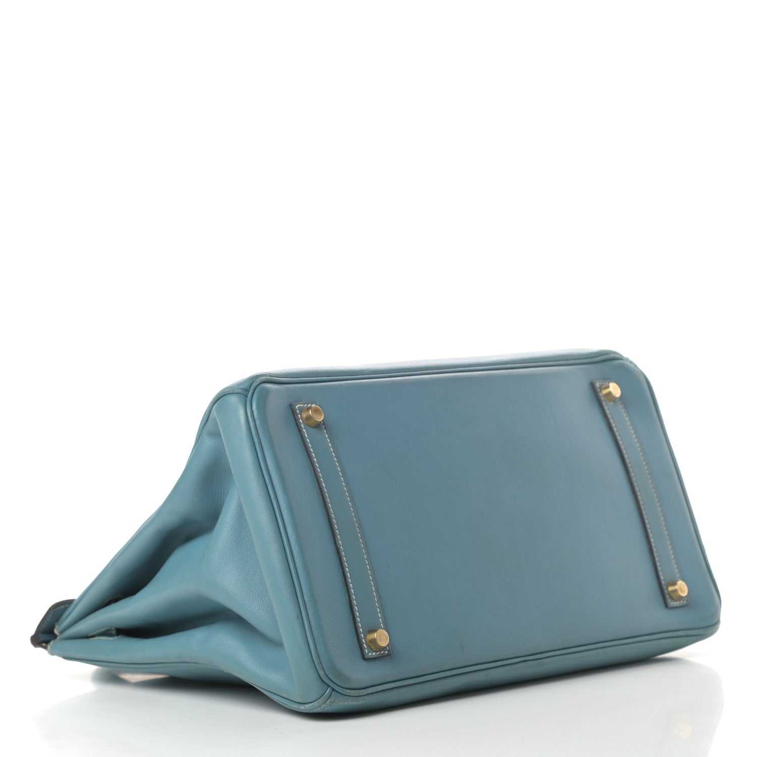 Hermes Gulliver Birkin 35 Blue Jean 4 of 19