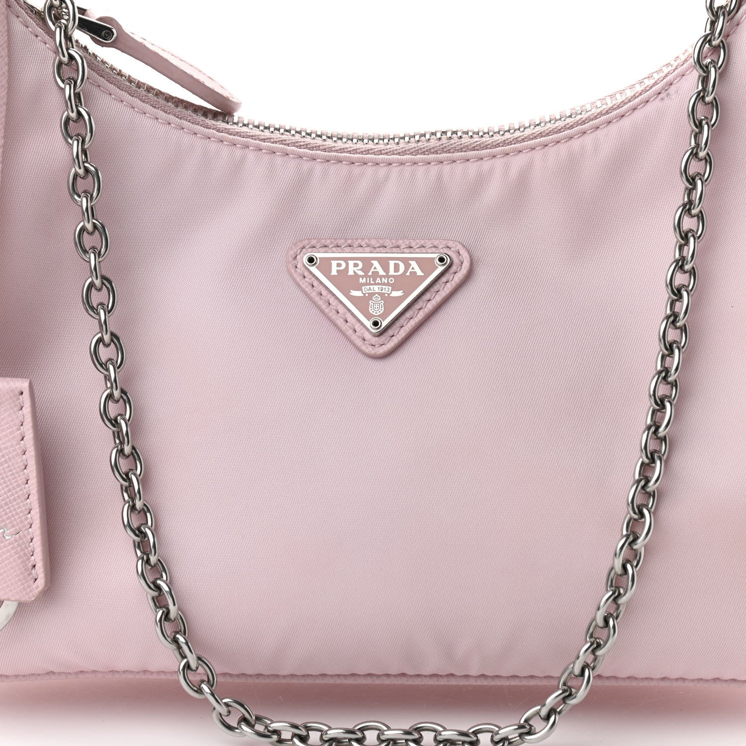 Prada Nylon Re-Edition 2005 Shoulder Bag Alabastro 8 of 10
