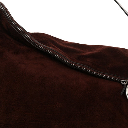 Burberry Suede Large Knight Bag Cocoa 7 of 10