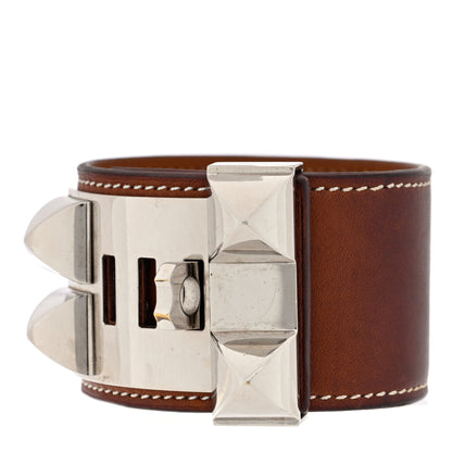 Hermes Barenia Collier De Chien CDC Bracelet Fauve 3 of 6