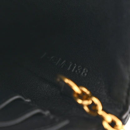 Celine Lambskin Coin and Card Pouch Black 8 of 8