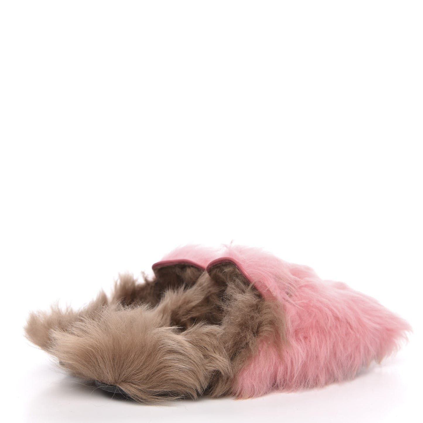 Merino Wool Womens Princetown Slippers 35 Pink