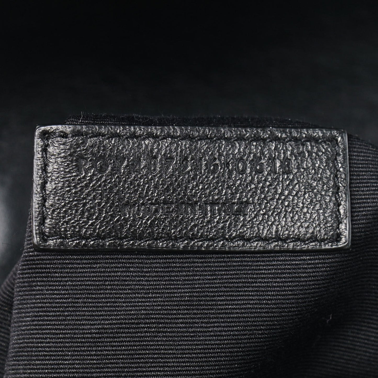 Calfskin Y Quilted Monogram Medium Loulou Chain Satchel Black
