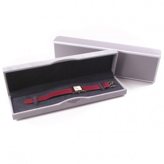 Stainless Steel Epsom 21mm Heure H Hour Quartz Watch Rouge