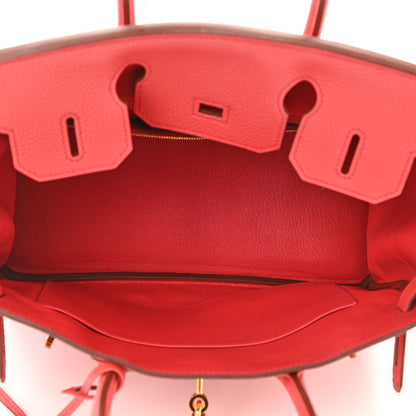 Hermes Togo Birkin 30 Rouge Pivoine 5 of 12