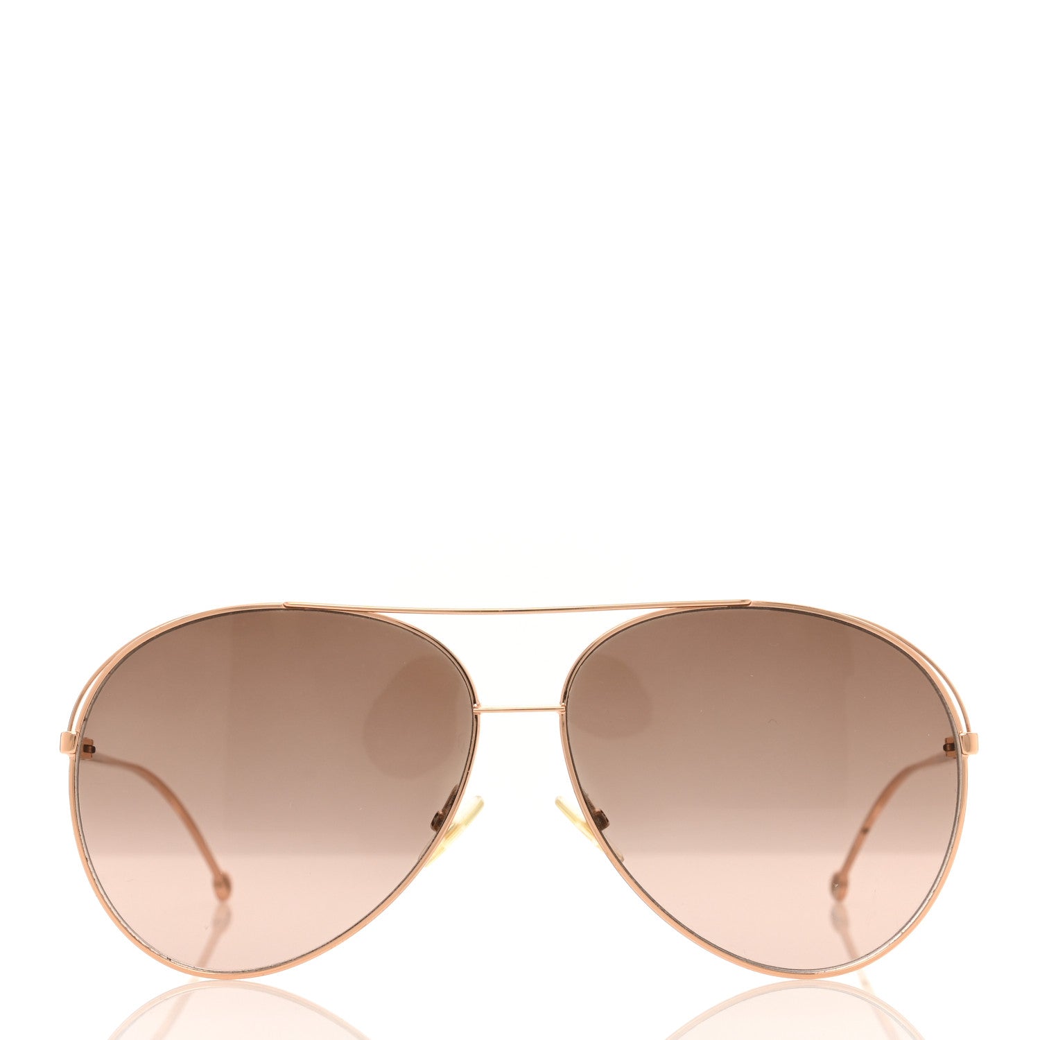 Fendi Metal Aviator Sunglasses FF0286/S Gold 2 of 7