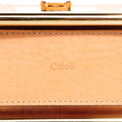 Chloe Grained Calfskin Sally Flap Bag Peach Pink 9 of 9