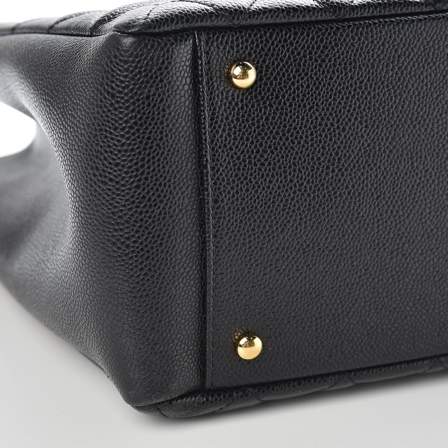 Chanel Caviar Quilted XL Grand Shopping Tote GST Black 5 of 10