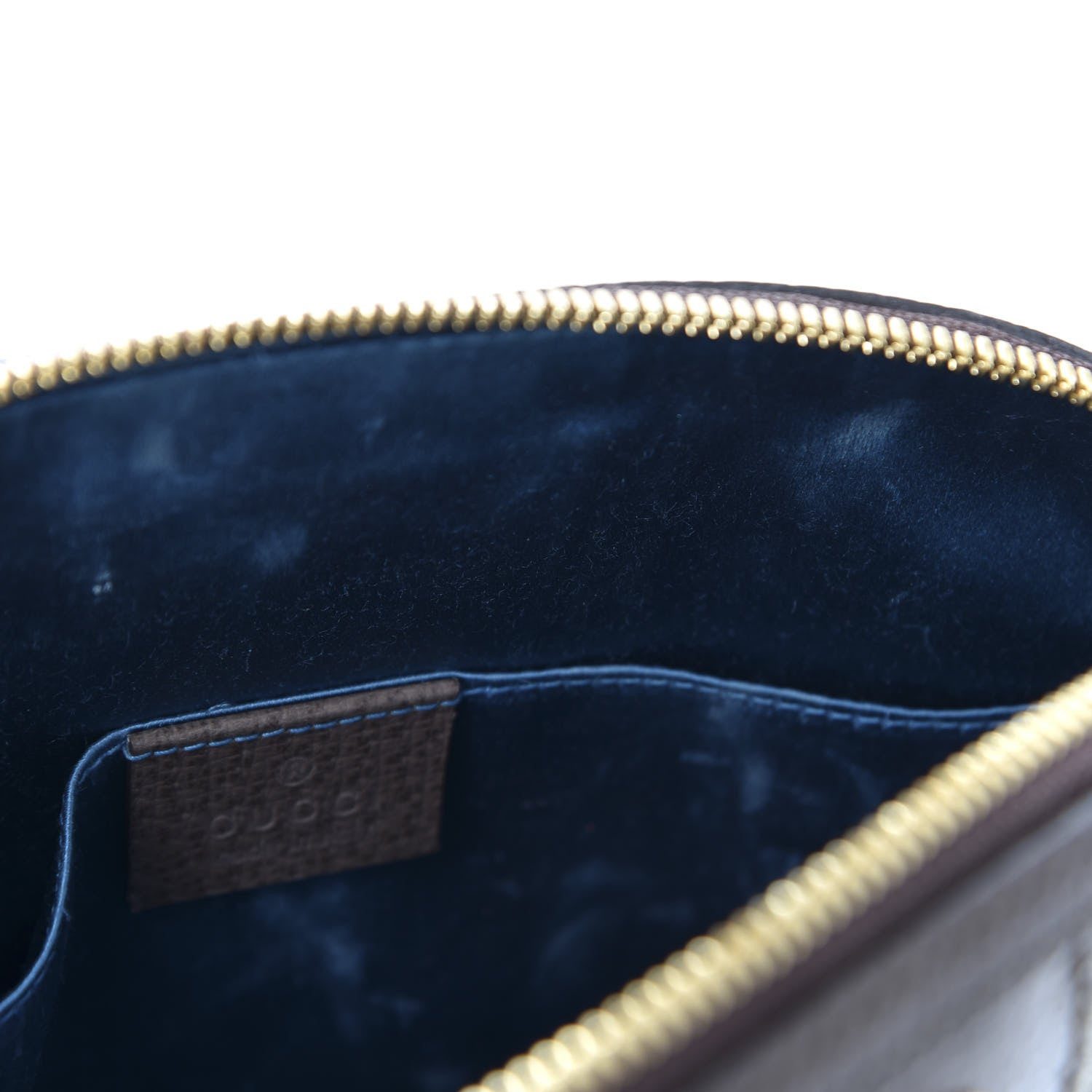 Gucci GG Supreme Monogram Textured Dollar Calfskin Web Small Ophidia Dome Shoulder Bag Beige Ebony New Acero 8 of 11