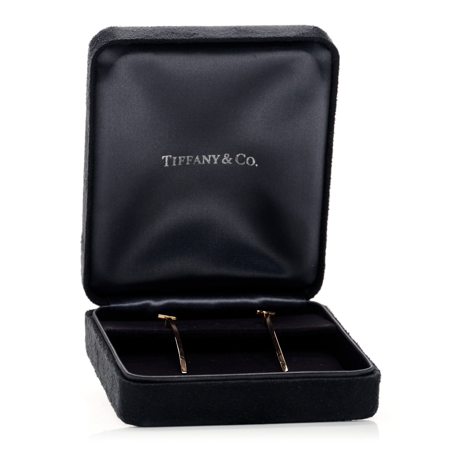 Tiffany 18K Rose Gold T Bar Earrings 5 of 5