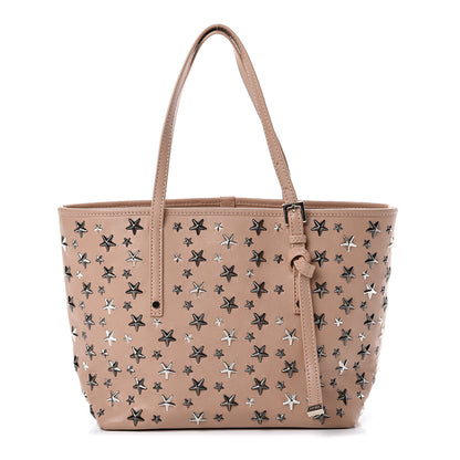 Jimmy Choo Calfskin Sofia Star Studded Tote Pink 1 of 10