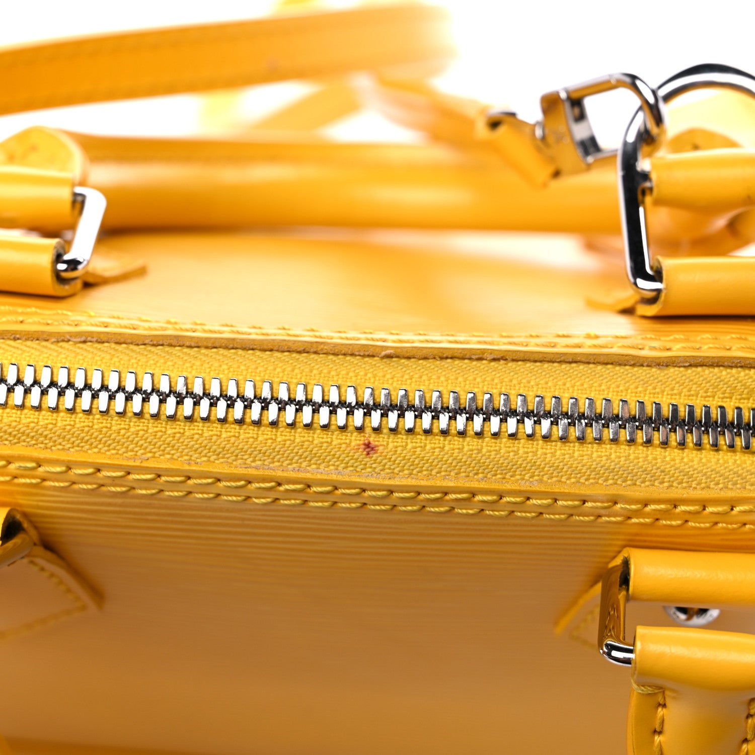 Louis Vuitton Epi Alma BB Citron 14 of 15