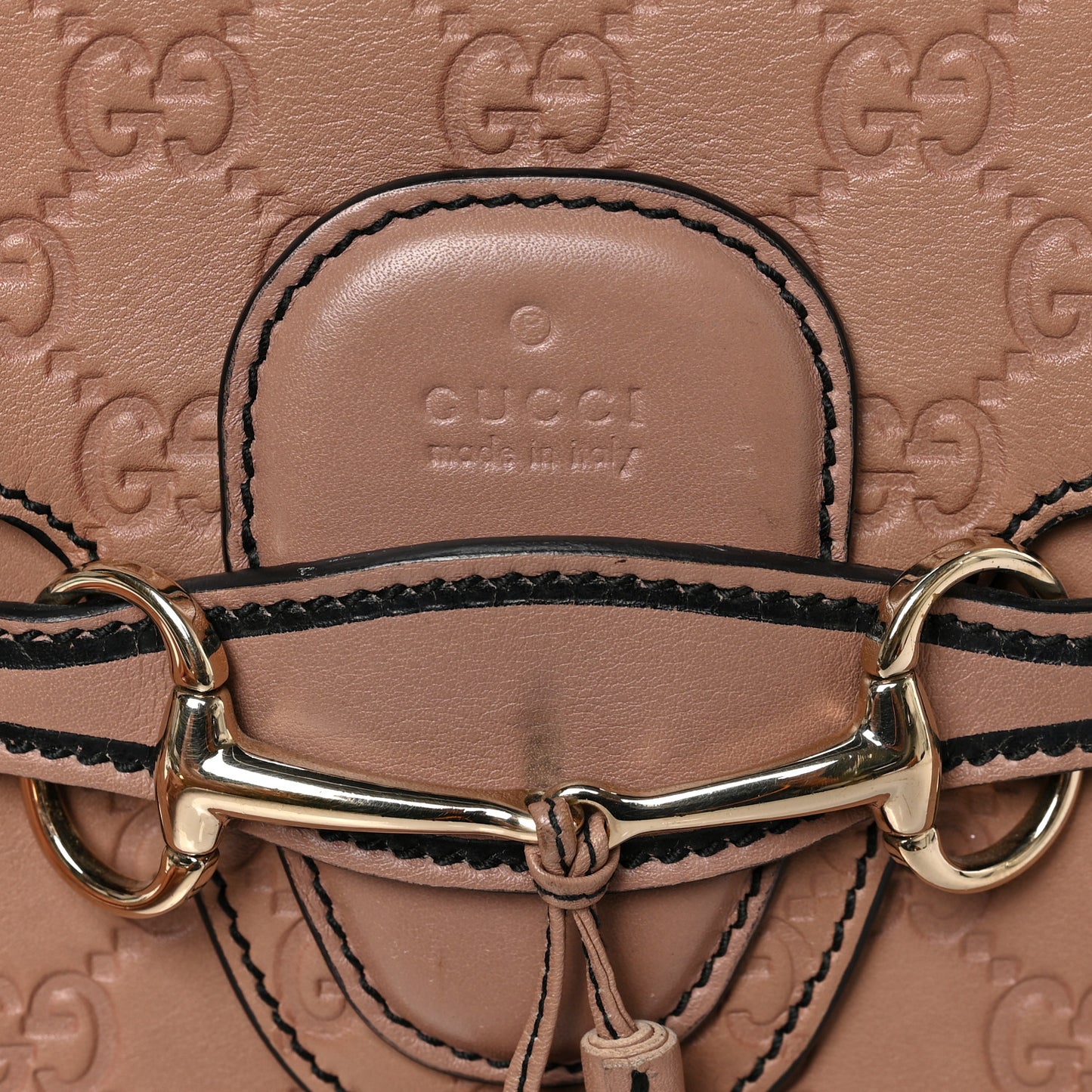 Guccissima Medium Emily Chain Shoulder Bag Camelia