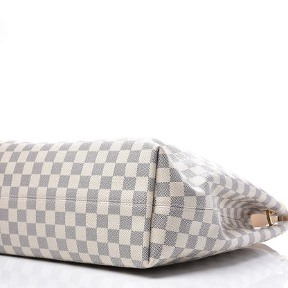 Louis Vuitton Damier Azur Graceful MM Rose Ballerine 6 of 11